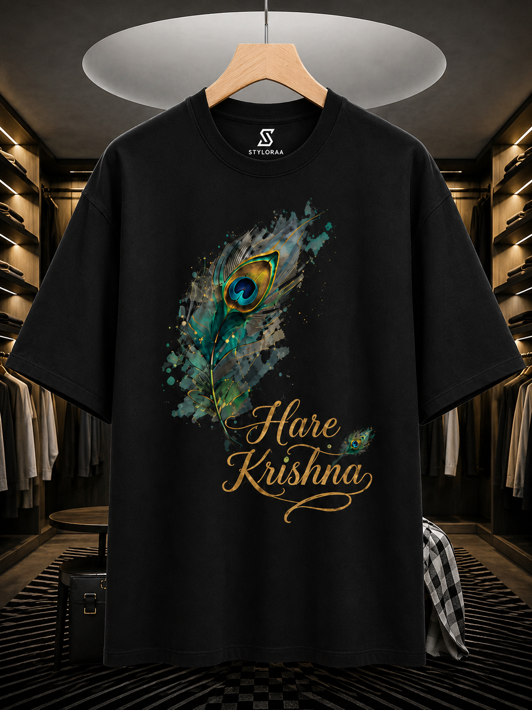 Eternal Krishna Graphic T Shirt