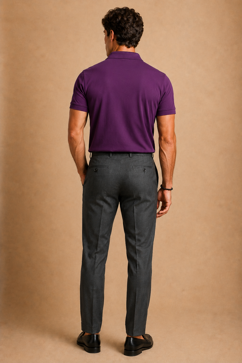 Royal Purple Smart Polo T-Shirt