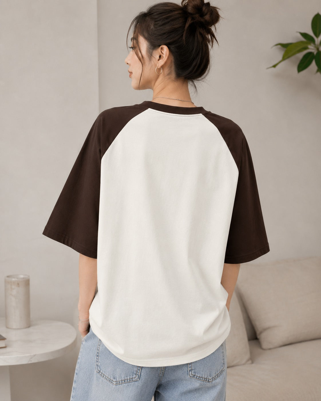 Vintage Raglan Oversized T-Shirt