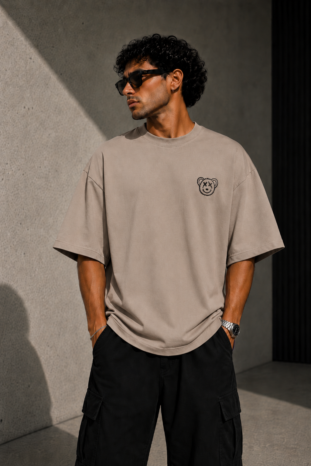 Teddy Patch Oversized T-Shirt