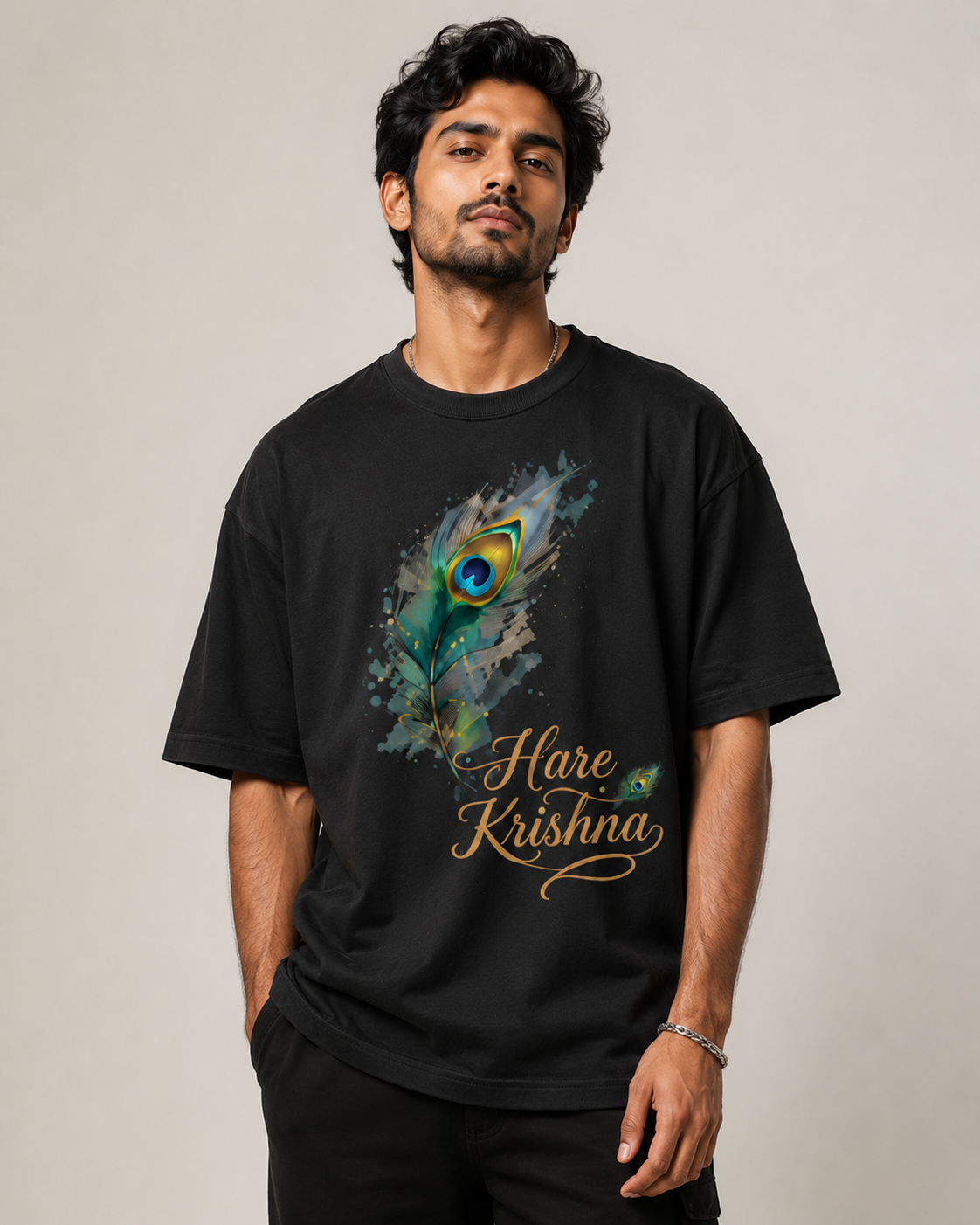 Eternal Krishna Graphic T Shirt