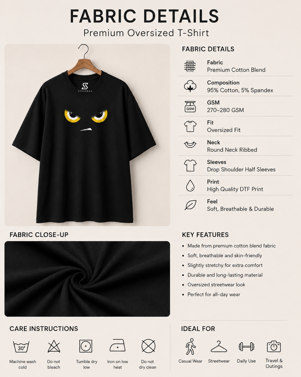 Evil Eyes Graphic T-Shirt